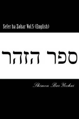#ad Sefer ha Zohar Vol5 English Paperback By Bar Yochai Shimon VERY GOOD $11.26