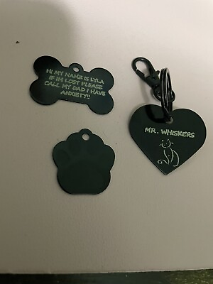 #ad personalized dog tags engraved $5.95