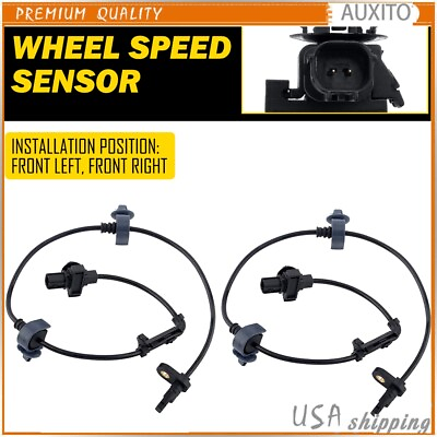 #ad Pair 2 Front ABS Speed Wheel Sensor For 2006 2011 Honda Civic LX DXc DX G 1.8L $17.09