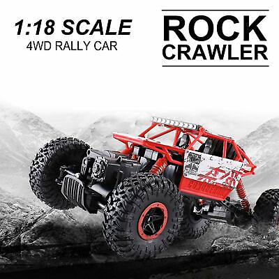 #ad RC 4WD Monster Truck Off Road Buggy 2.4G Crawler Kids Toy Remote Control Car A $29.98
