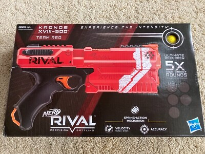 #ad Brand Nerf Rival Kronos XVIII 500 Spring Action Blaster Red $40.00