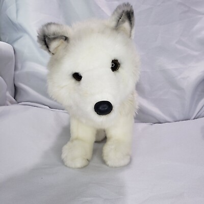 #ad Douglas White Artic Fox Plush Stuffed Animal 12 Inch No Tag Wolf Dog $19.99