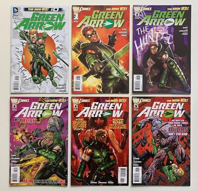 #ad Green Arrow #0 to #18 unbroken run DC 2012 19 x FN to VF NM comics GBP 49.00