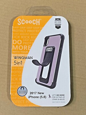 #ad Scooch Wingman 5in1 Mauve amp; Black Case for iPhone X $7.99