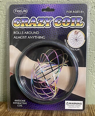 #ad FineLife Products Crazy Coil 8 Rainbow Colors Interactive Fun Ages 8 $10.97