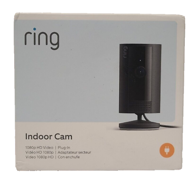 #ad Ring Indoor Cam 1080p HD Video 2nd Generation Plug in Black C $67.99