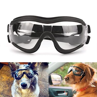 #ad NAMSAN Dog Sunglasses Medium to Large Dog UV Transparent Goggles Windproof $13.91