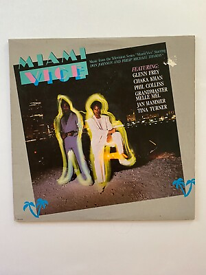 #ad Various – Miami Vice Soundtrack Vinyl LP Compilation 33 RPM Pop Rock 1985 $7.99