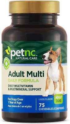 #ad PetNC Natural Care Adult Multi Chewables for Dogs 75 Count $17.87