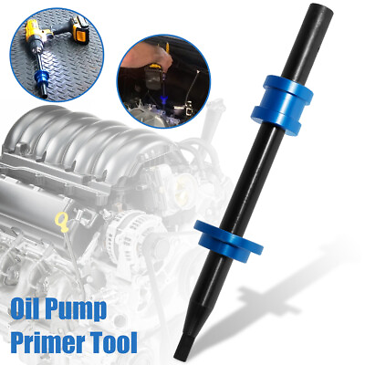 #ad Oil Pump Primer Tool For GM Chevy V6 V8 350 327 305 307 283 SBC 454 BBC Engine $12.99