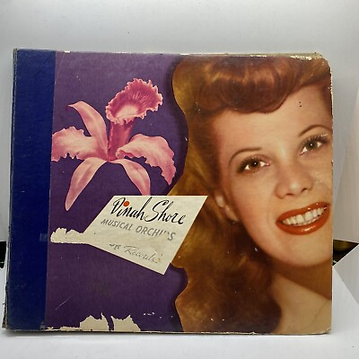 #ad Dinah Shore – Musical Orchids 4x Shellac 10quot; 78 RPM Great shape Camden $20.00