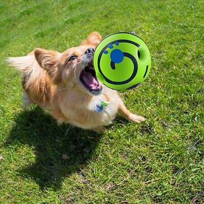 #ad Pet Sound Giggle Ball Interactive Dog Toy Fun Sounds Outdoor Toy $19.95