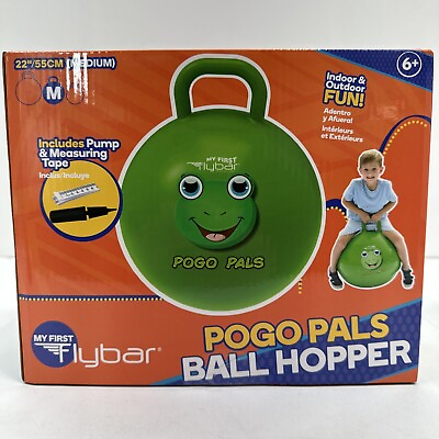 #ad Flybar Hopper Ball for Kids Bouncy Ball with Handle Durable Bouncy Balls Kan $20.00