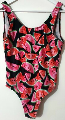 #ad ATMOSPHERE Ladies Womens Watermelon Fruit Swimming Costume Size 12 UK GBP 6.99