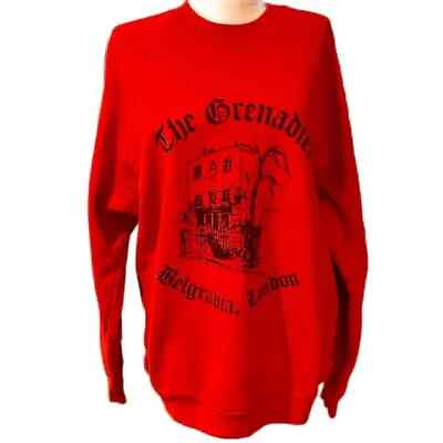 #ad Vintage British Red Sweatshirt $26.00