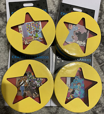 #ad Disney Parks Quarterly Series Pixar Character Cameos 2020 Complete Pin Set of 4 $275.00