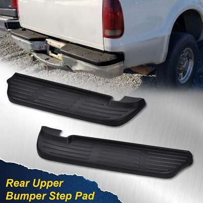#ad Fits For 1999 2007 Ford All Super Duty Models Rear Upper Bumper Step Pad 2PC $42.80