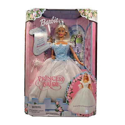 #ad Mattel Princess Bride Barbie Doll 2000 Wedding #28251 Damaged Box NIB $24.95