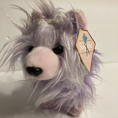#ad FAO Schwartz Fancy Pets Purple Plush Dog $8.99