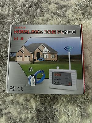 #ad JUSTPET Wireless Dog Fence Upgraded 2 dog SystemAdjustable Control 2000sq ft $98.99