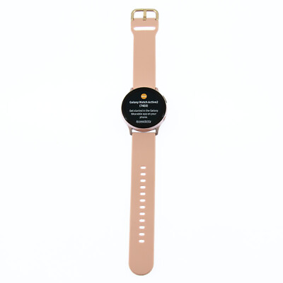 #ad Samsung Galaxy Active 2 Smartwatch 40mm Pink Gold SM R830NZDAXAR $39.99