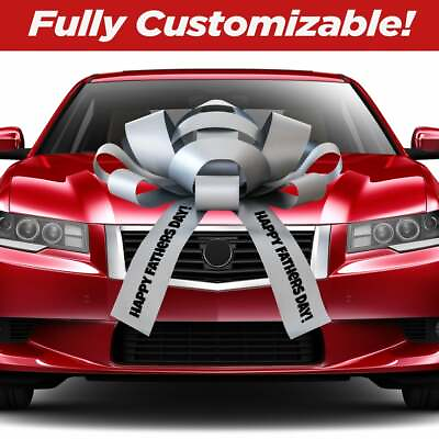 #ad 30quot; Big Car Bow Custom Big Bow Add a Special Message to your Jumbo JumBow $52.00