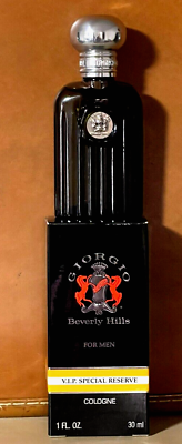 #ad #ad Giorgio Beverly Hills 1 Oz. V.I.P. Special Reserve For Men Cologne VIP Vintage $119.50