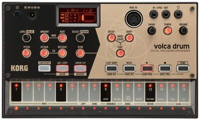 #ad KORG digital percussion synthesizer volca drum rhythm machine built in speaker $155.81