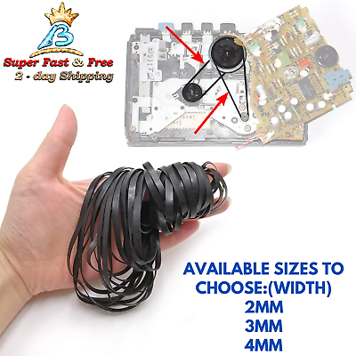 #ad Rubber Drive Belt Replacement For Cassette Tape Machine Recorder 40 135MM 50 Pcs $17.50