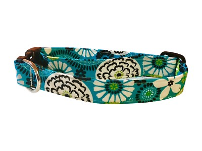 #ad SPIFFY POOCHES Dog Cat Collar Turquoise Boho Chic B.O.G.O 50% OFF C DESCRIPTION $9.95