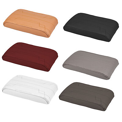 #ad Car Armrest Box Pad PU Leather Soft Cushion Central Arm Rest Pad Interior Elbow $25.19