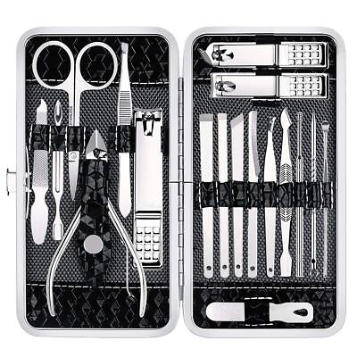 #ad Manicure Set Nail Clippers Pedicure Kit 18 Pieces Stainless Steel Manicure K... $17.27