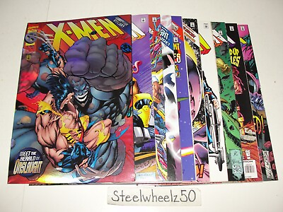 #ad X Men 10 Comic Lot Marvel 1996 #50 51 52 54 55 56 57 58 59 60 Wolverine Kubert $24.99