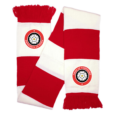 #ad Sheff. United Pride of Yorkshire Crest Fanmade SCARF Knitted Printed Logo GBP 12.95