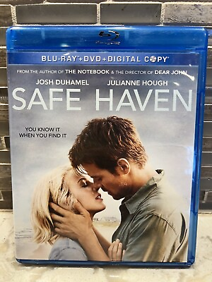 #ad Safe Haven Blu Ray DVD Combo Slipcover Movie Josh Duhamel Julianne Hough $16.99