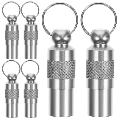#ad 6 Pcs Aluminum Material Dog Tags for Pets Puppy Id Collars Litter $7.59