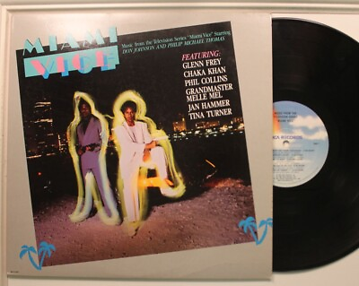 #ad Various Artists Lp Miami Vice Soundtrack On Mca Vg Vg $11.99