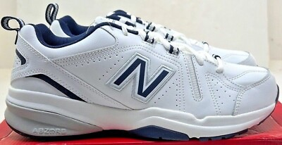 #ad NEW BALANCE MX608WN5 Men#x27;s Crosstrainers Shoes White Navy New D 2E amp; 4E $59.99