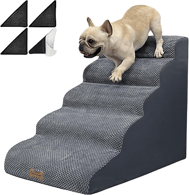 #ad Dog Stairs to High Beds 5 Step Dog Stairs for 30 Inches Couch Bed Pet Stairs f $115.99