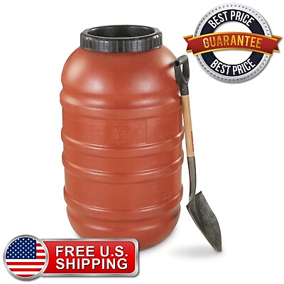 #ad 58 GAL BARREL US Military Surplus Waterproof Food Grade Rubber Gasket Lid PLASTI $126.97