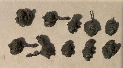 #ad Warhammer 40K Space Wolves 10x BRAND NEW Heads R71 GBP 3.99