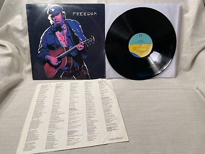#ad 1989 Neil Young Freedom LP Reprise Records W1 25899 VG VG Vinyl Album $124.99
