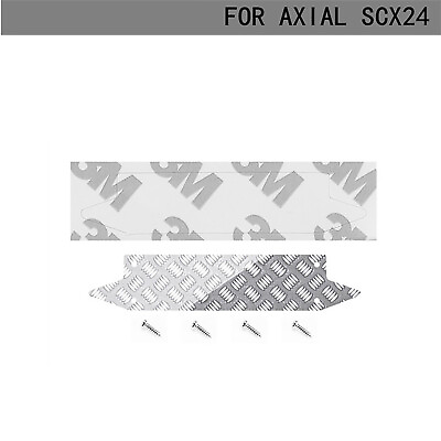#ad Metal Skid Plate Bumper Anti slip Board For Axial SCX24 1 24 RCCar $9.12