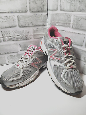#ad New Balance 540 Silver Pink Gray Running Shoes Womens 10D $12.99