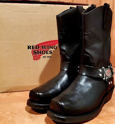 #ad Red Wing 969 Motorcycle Boots Size 9D Soft Toe $239.99