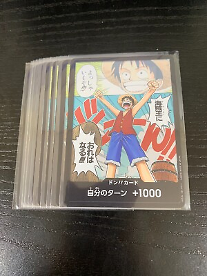 #ad ONE PIECE Card Game SET of 10 DON Card Luffy OP01 ROMANCE DAWN $8.00