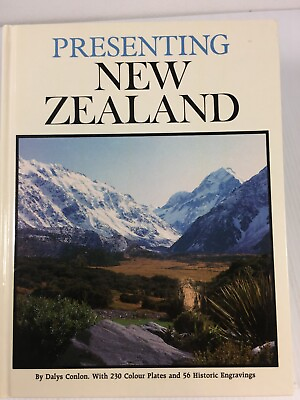 #ad Presenting New Zealand Illustrated Hardcover Coffee Table Book 1986 $20.46
