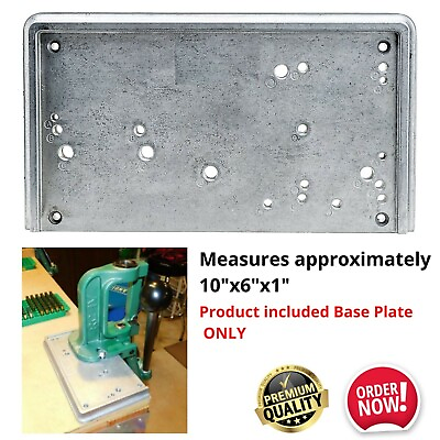 #ad Accessory Base Plate 3 Reloading Bench for RCBS Rock Chucker Supreme Drill Holes $61.05