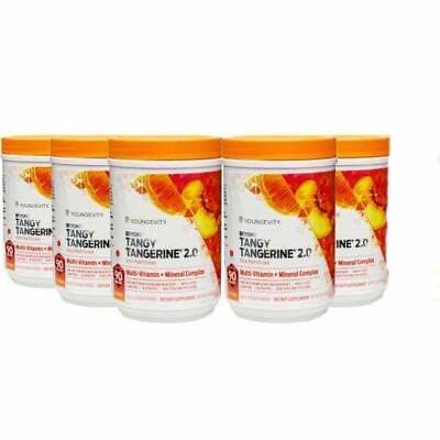 #ad Beyond Tangy Tangerine 2.0 Citrus Peach Fusion canisters 5 Pack Youngevity $287.00