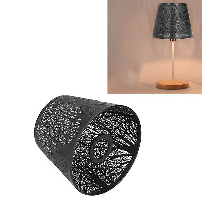 #ad Wrought Iron Lampshade Carved Forest Tree Shaped E27 Lamp Shade For Home HD $23.26
